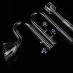 Aquapro Lilly Premium Glass Pipe 12mm Dış Filtre Cam Emiş Basış